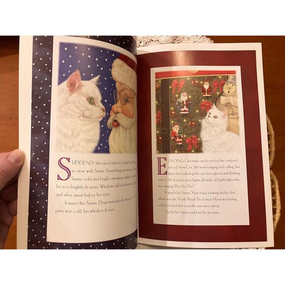 2001 Santa’s Snow Cat by Sue Stainton & Anne Mortimer, Katherine Tegen Books - Picture 3 of 4